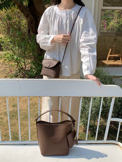 Pretty Persuasions - P25057 2-in-1 Microfiber Leather Hobo Bag w/Card Holder