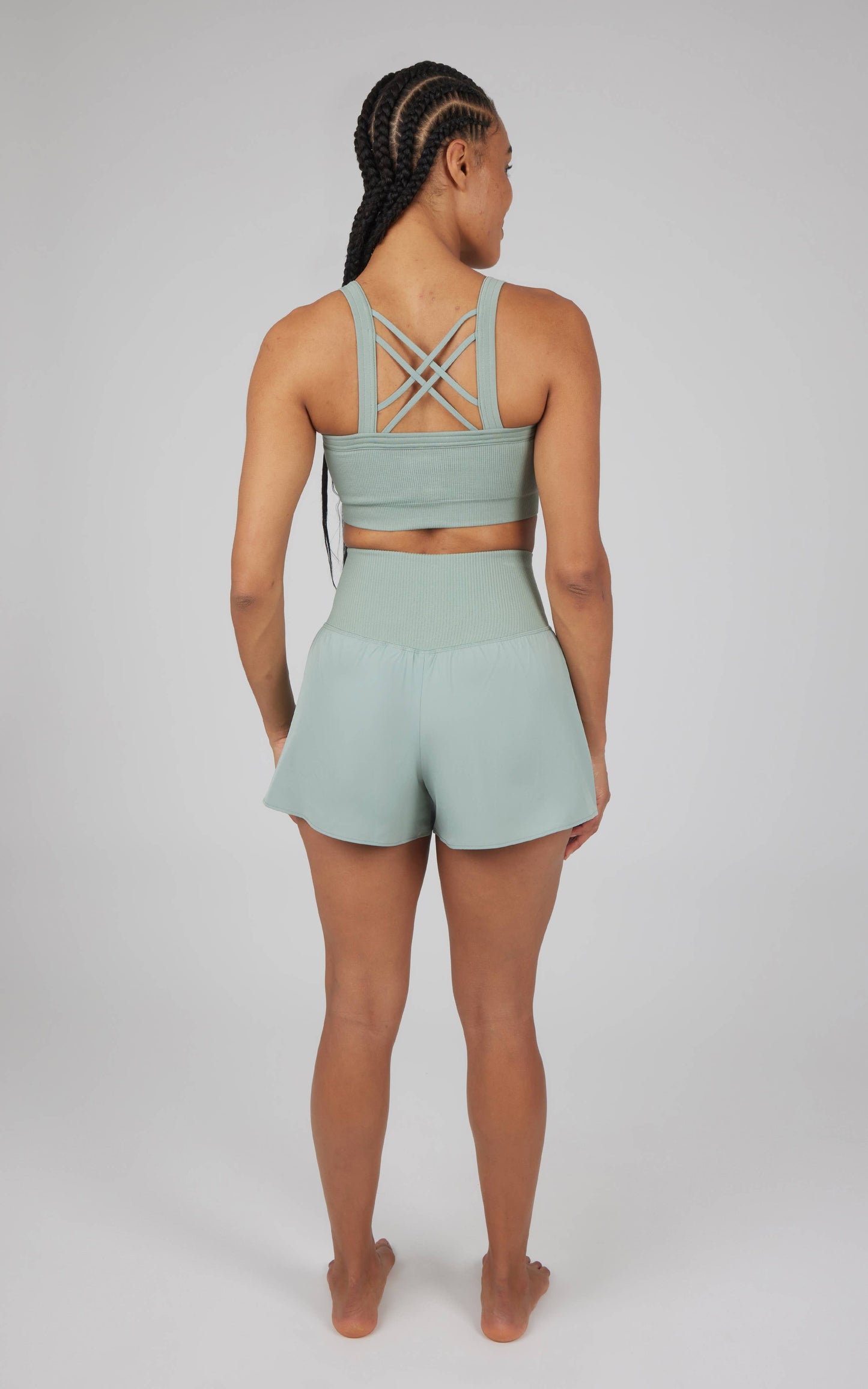 Women's Green Sporty Set