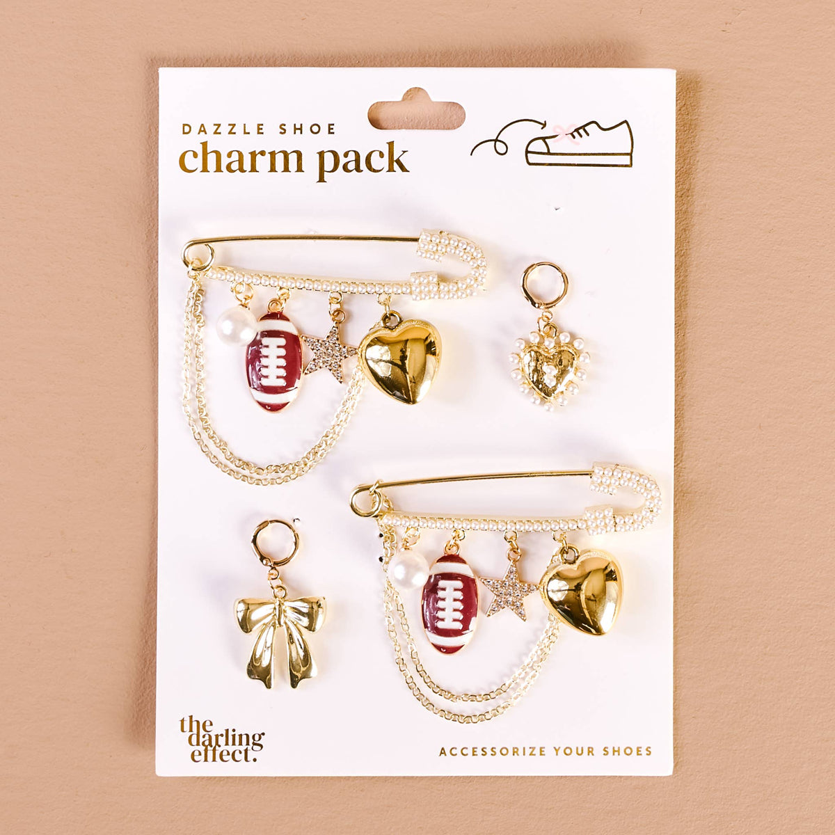 The Darling Effect - Dazzle Shoe Charm Pack-Tailgate Time