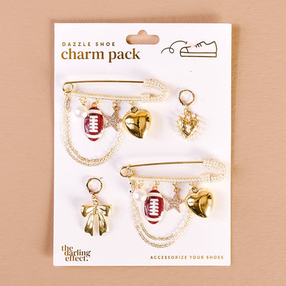 The Darling Effect - Dazzle Shoe Charm Pack-Tailgate Time