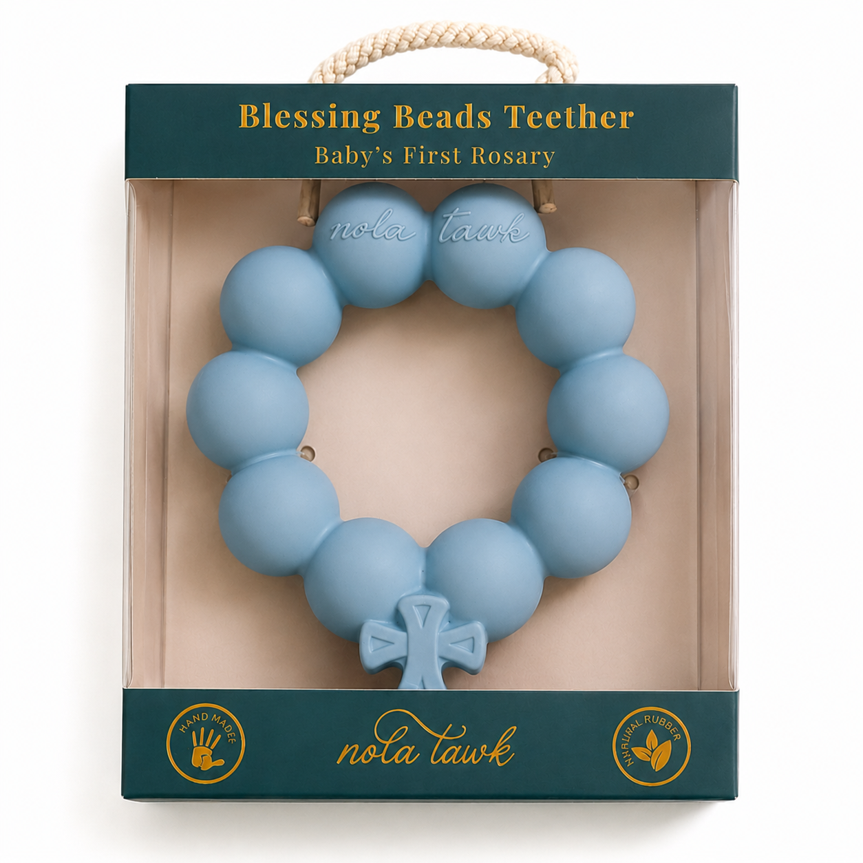 Nola Tawk - Blue Blessing Beads Teether