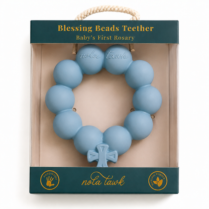 Nola Tawk - Blue Blessing Beads Teether