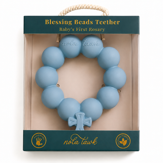 Nola Tawk - Blue Blessing Beads Teether