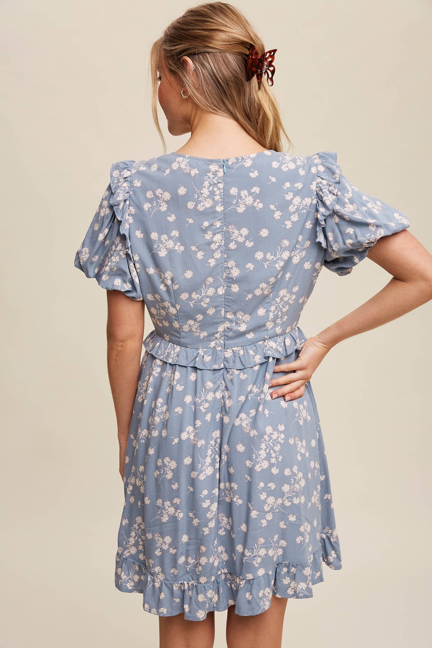 Daisy Ruffle Mini Dress