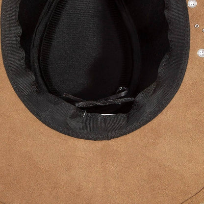 Anarchy Street - Silver Studded Concho Band Cowboy Hat