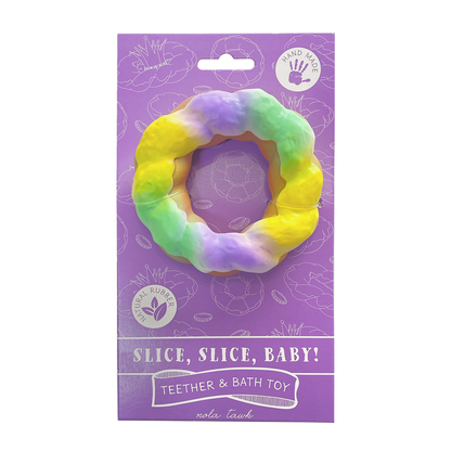 Slice, Slice, Baby King Cake Teether & Bath Toy