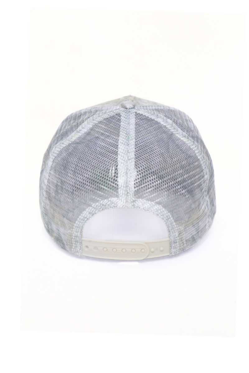 David And Young - Camo Woods Print Mesh Back Trucker Cap