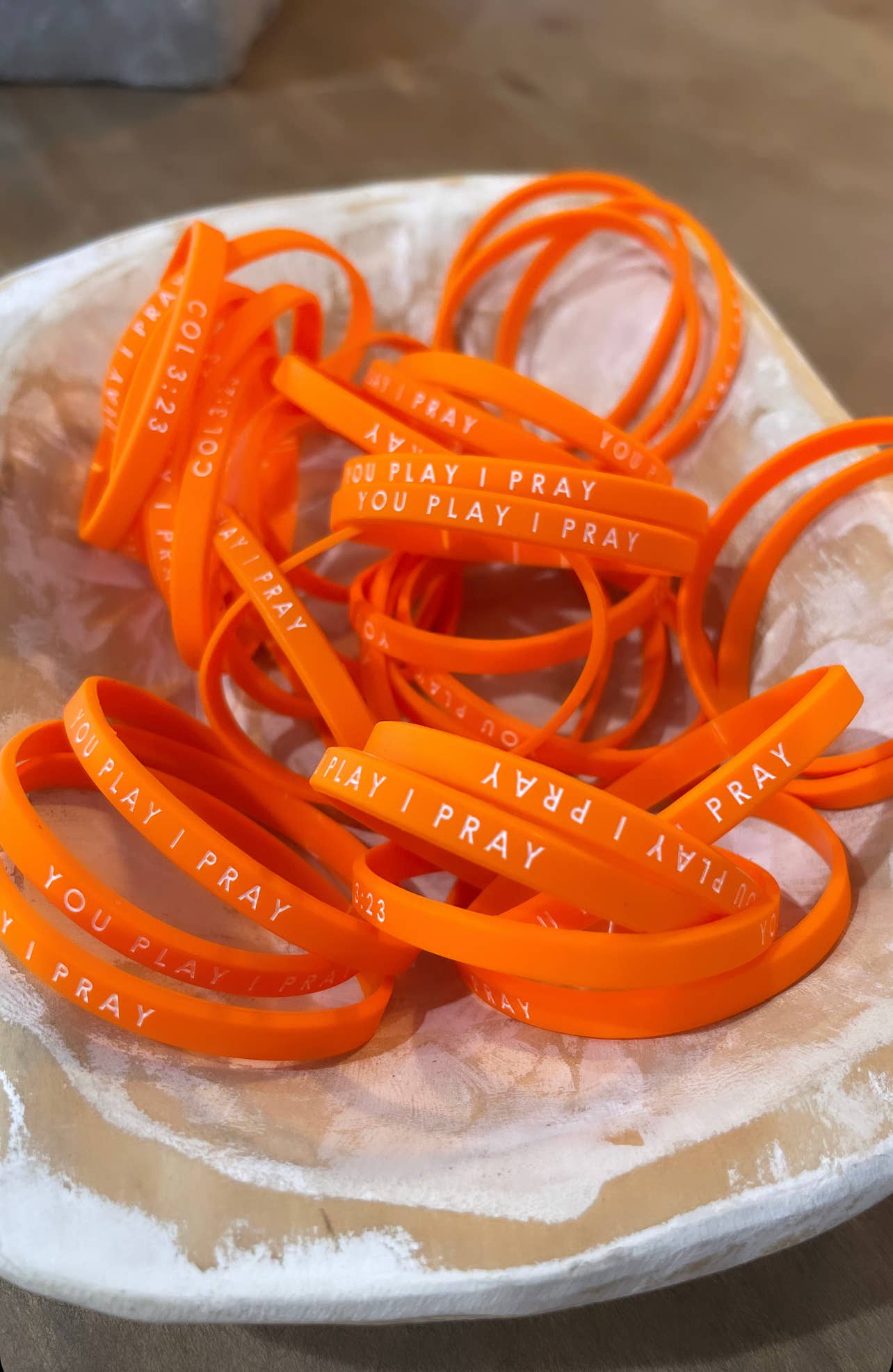 You Play I Pray -  Team Spirit Bracelets | Christian Gameday Gift | Sport Mom