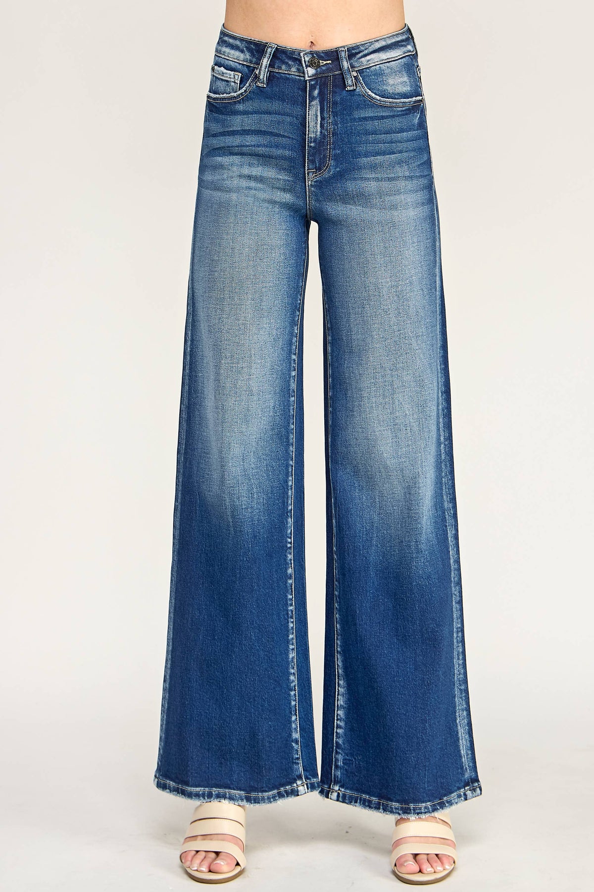 Petra153 - P7028W-DM SUPER SOFT TOUCH HIGH RISE COMFORT WIDE LEG