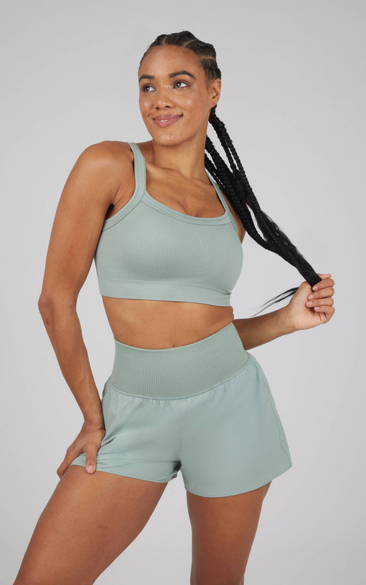 Women's Green Sporty Set