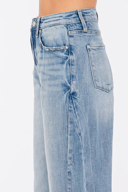 Petra SIDE SEAM DETAILING HIGH RISE COMFORT BARREL JEANS