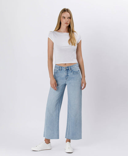 VERVET by FLYING MONKEY - HIGH RISE WIDE LEG JEANS T6399