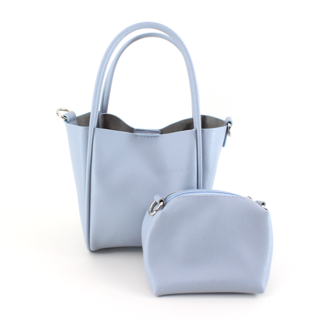Pretty Persuasions - P25014 Small Tote/Crossbody Bag w/Cosmetic Pouch