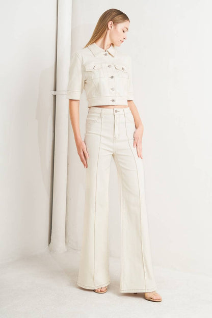 FLYING TOMATO - A twill pant - FP1795T-E