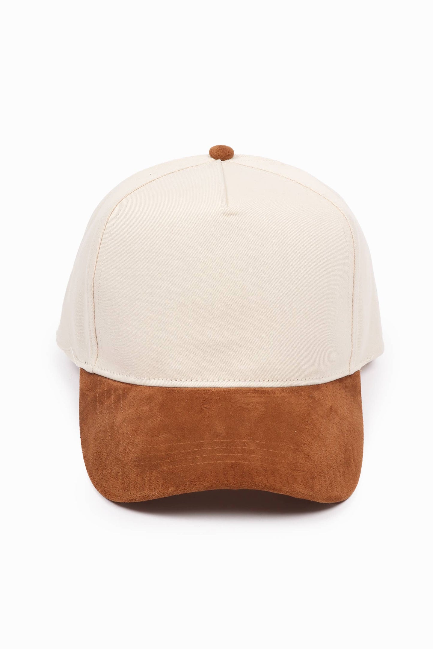 David And Young - SUEDE BRIM 5 Panel Baseball Cap