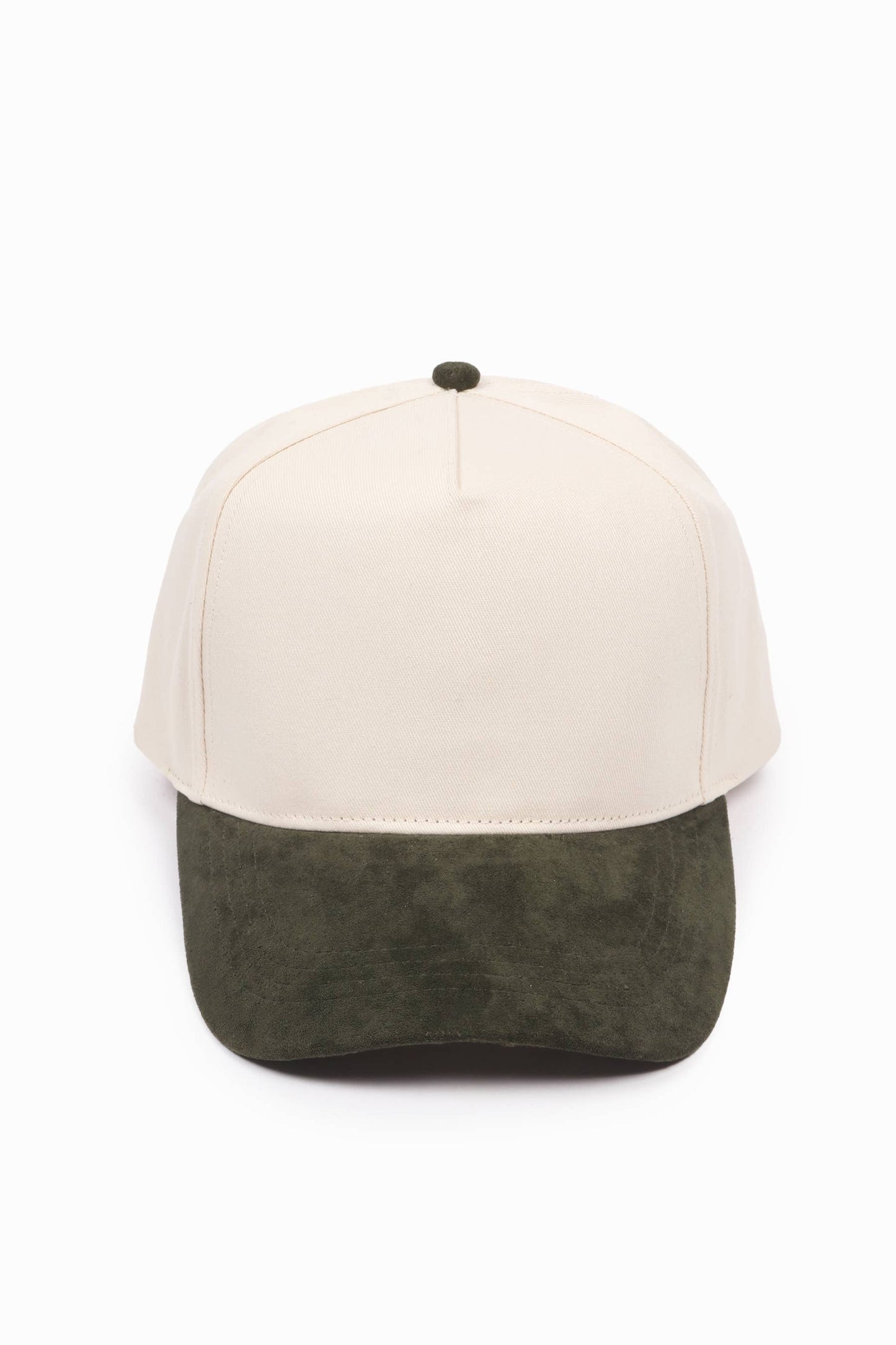 David And Young - SUEDE BRIM 5 Panel Baseball Cap