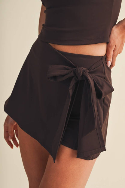 GLOWIE (formerly KIMBERLY C) - Wrap Tie Skort
