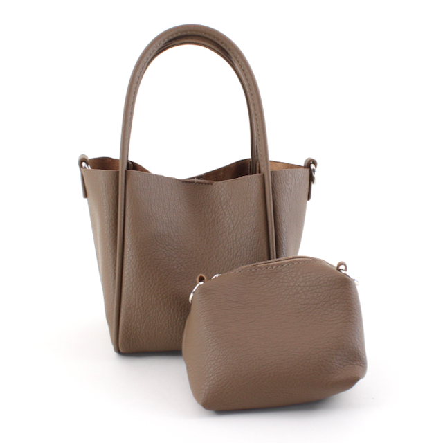 Pretty Persuasions - P25014 Small Tote/Crossbody Bag w/Cosmetic Pouch