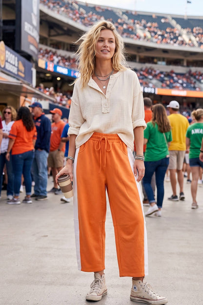 Sewn and Seen - Scuba Side Panel Gameday Relaxed Pants