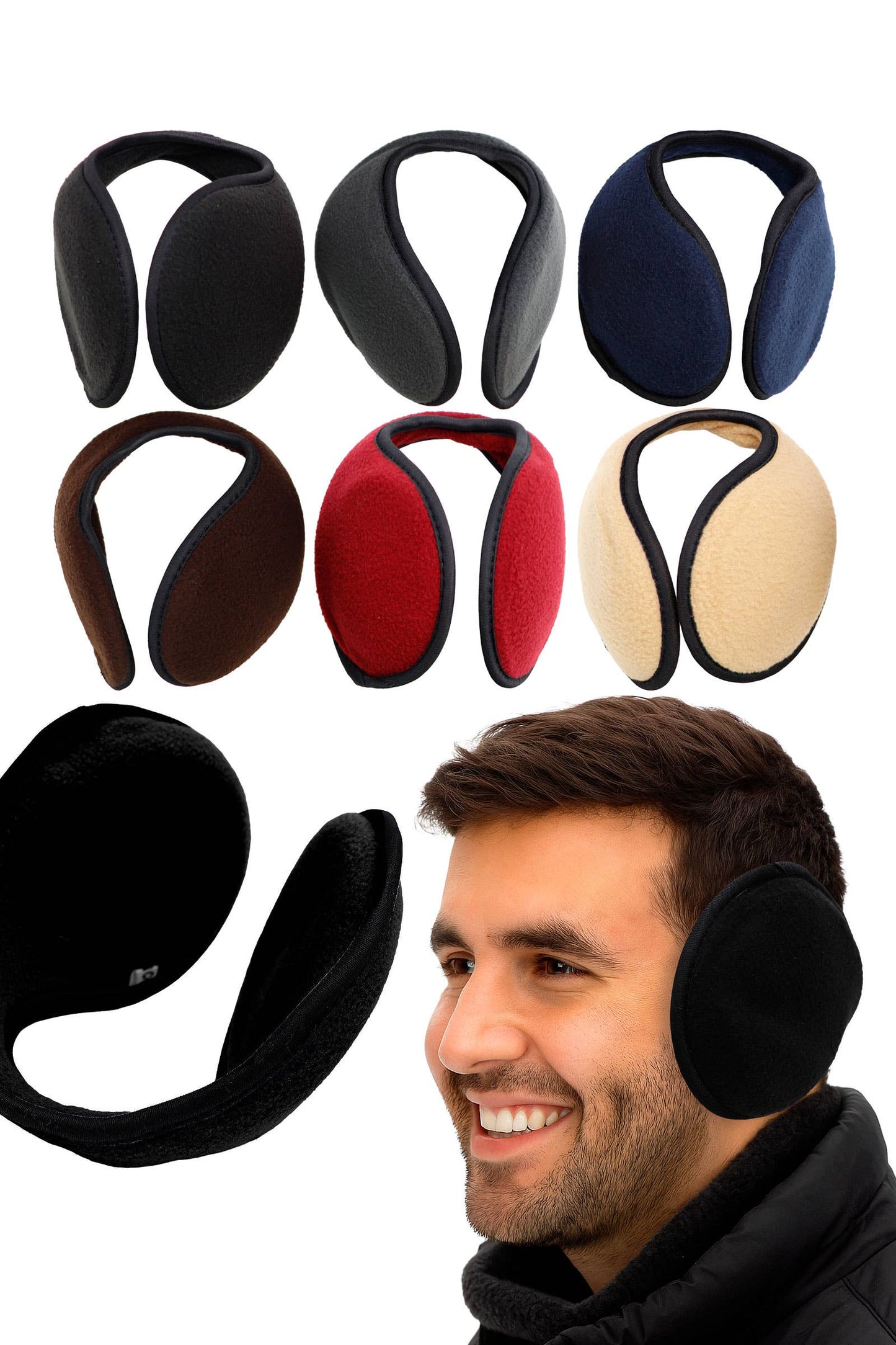Cap Zone - Basic Fleece Lined Ear Muffs