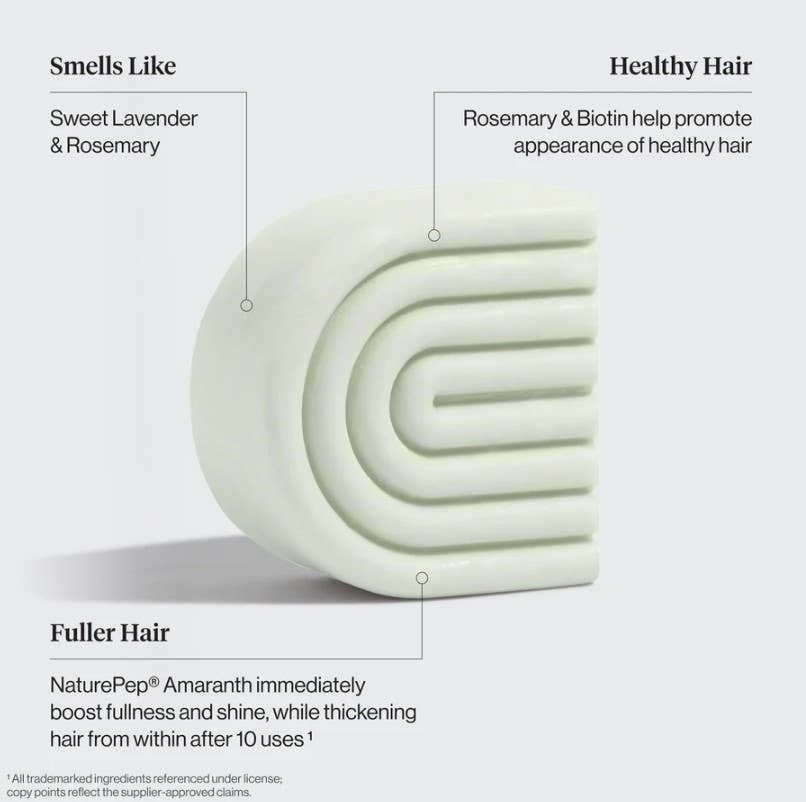 KITSCH - Rosemary & Biotin Volumizing Shampoo & Conditioner Bar Combo