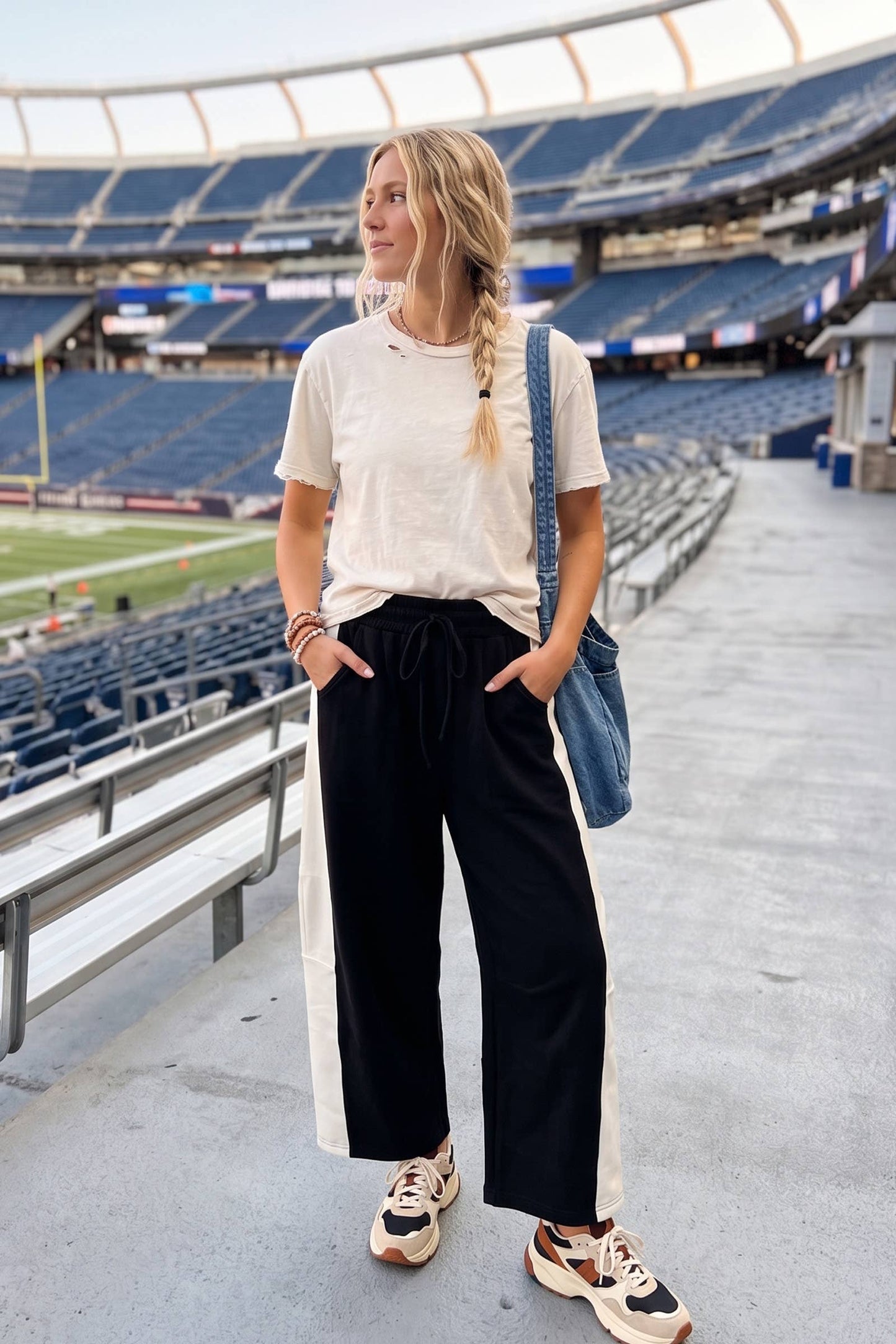 Sewn and Seen - Scuba Side Panel Gameday Relaxed Pants