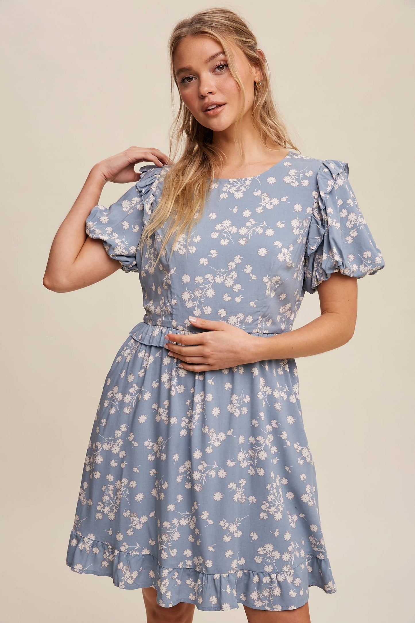 Daisy Ruffle Mini Dress