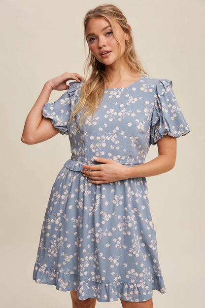 Daisy Ruffle Mini Dress