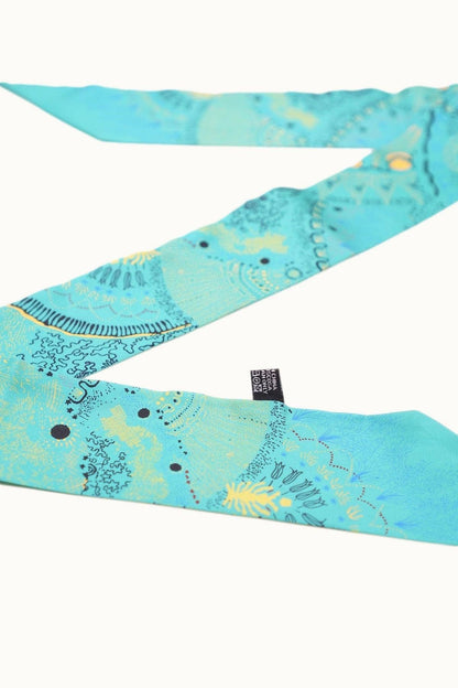 Olive & Pique - Silky satin hat band, headband, neck scarf. 100cm x 5cm