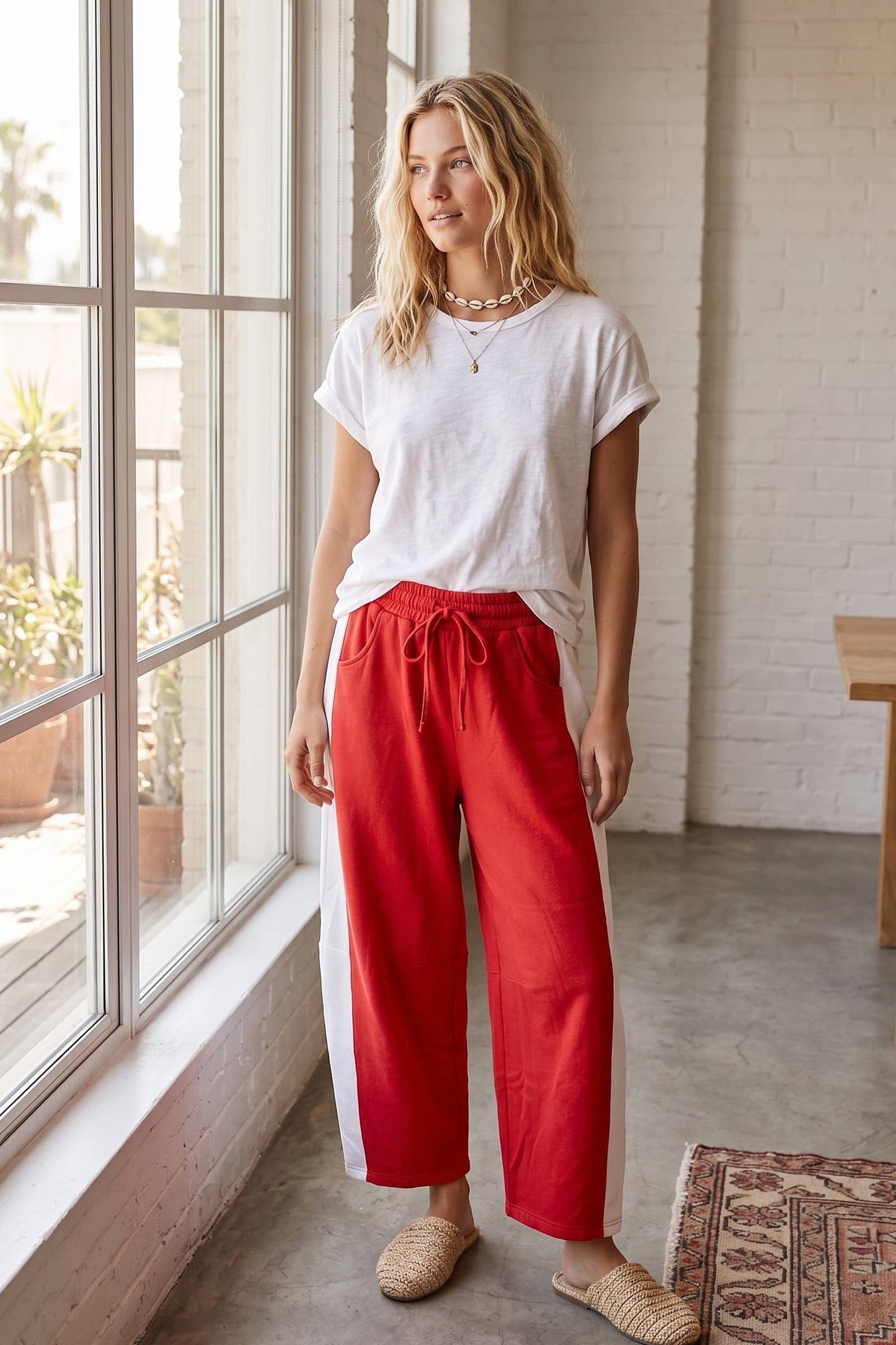 Sewn and Seen - Scuba Side Panel Gameday Relaxed Pants