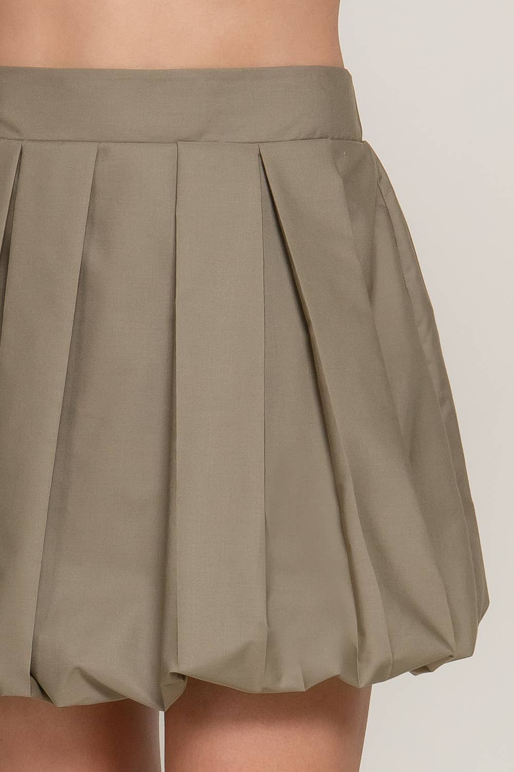 Active Basic | Active USA - Ballon Pleated Mini Skirt