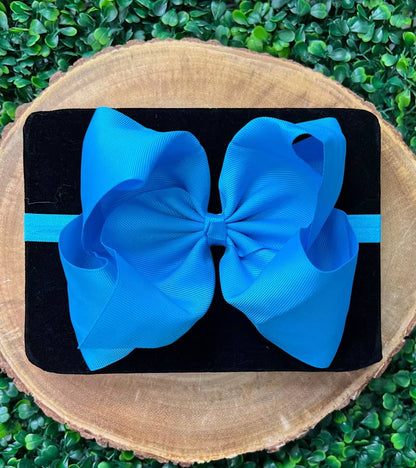 Kids Charm Online - 13 PIECE 6.5"HEADBAND BOW!  HB-2024H1