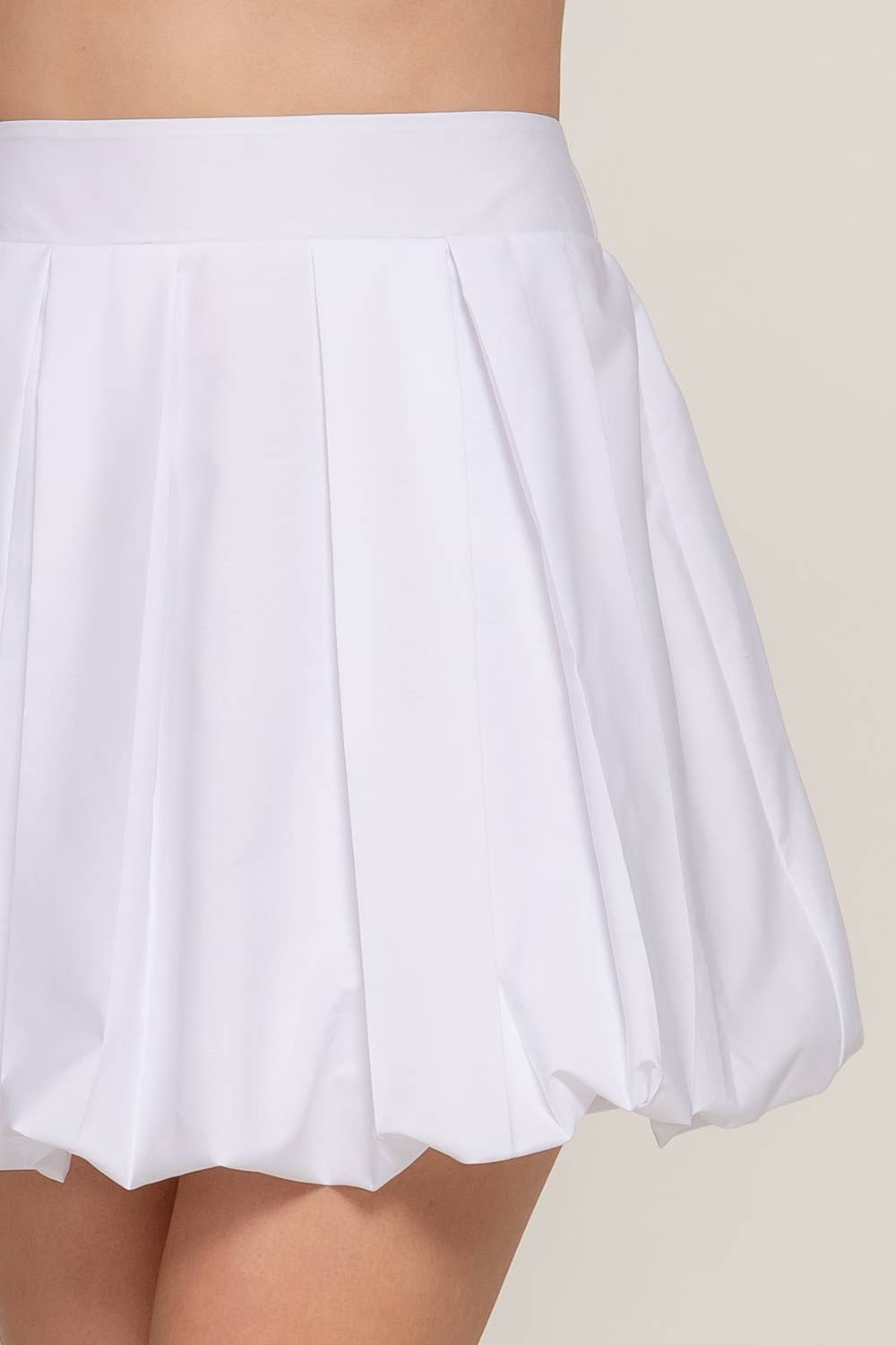Active Basic | Active USA - Ballon Pleated Mini Skirt