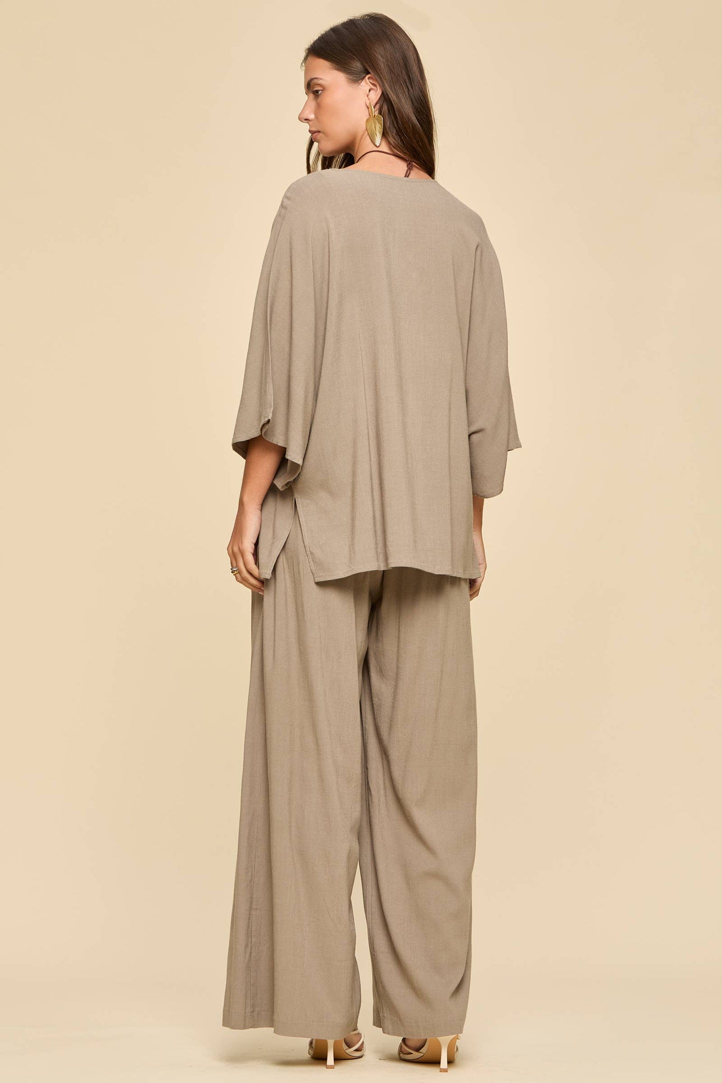 Dear Scarlett - 2-Piece Linen Summer Set