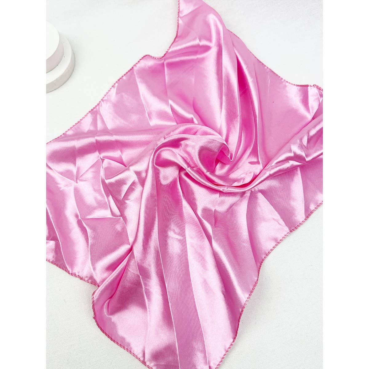 Love and Repeat - Multiuse Soft Tone Solid Satin Scarf