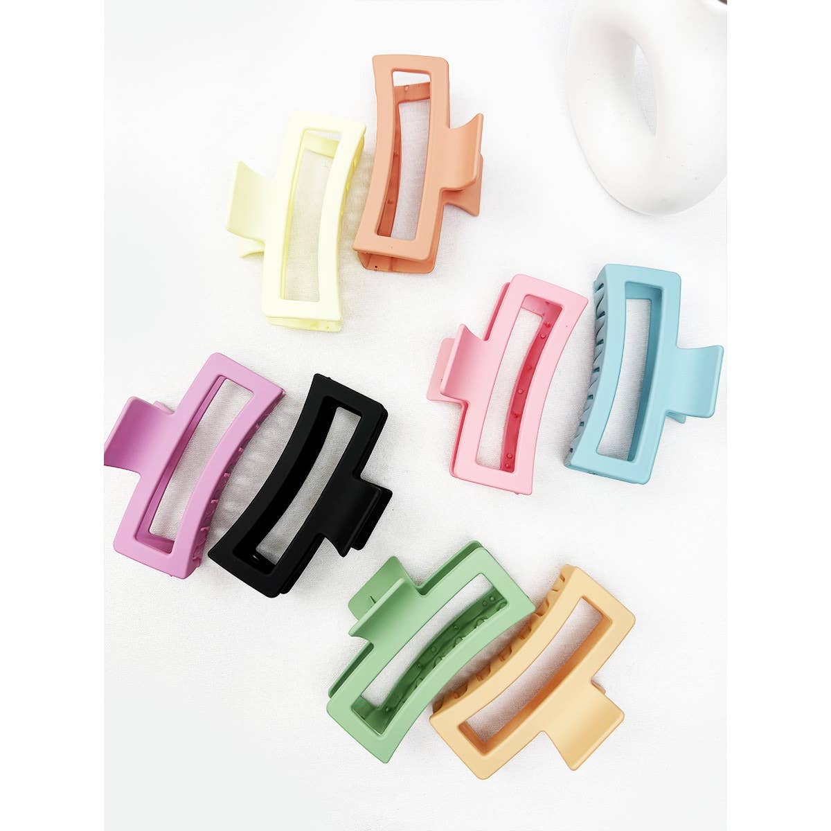 Extra Large Matte Rectangle Hair Claw