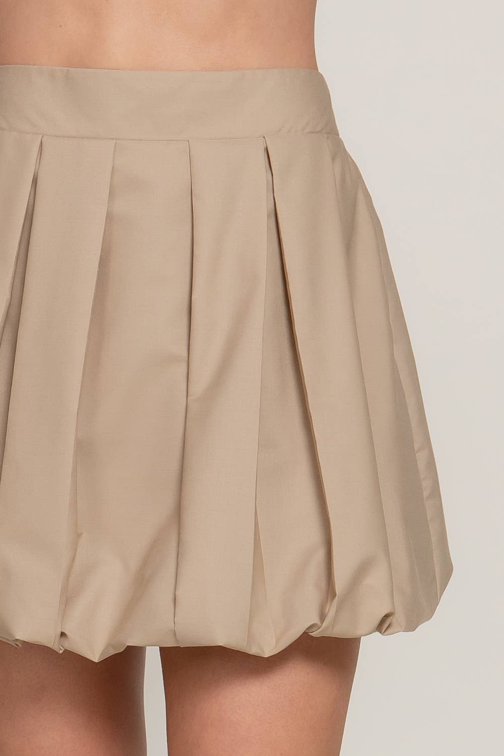 Active Basic | Active USA - Ballon Pleated Mini Skirt