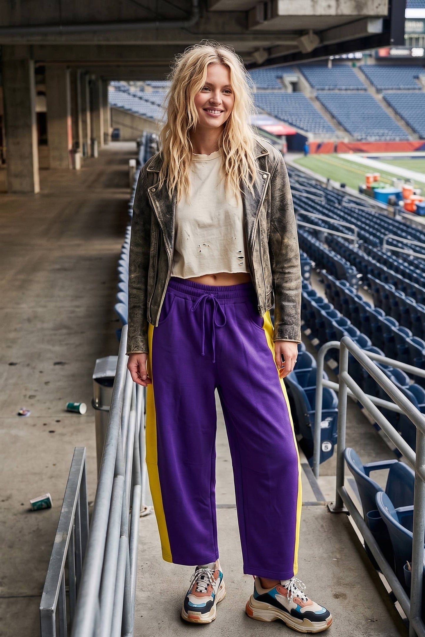 Sewn and Seen - Scuba Side Panel Gameday Relaxed Pants