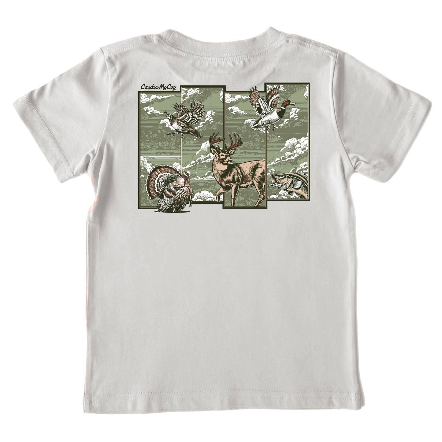 Cardin McCoy - Boys' Hunting Grid Short-Sleeve Tee