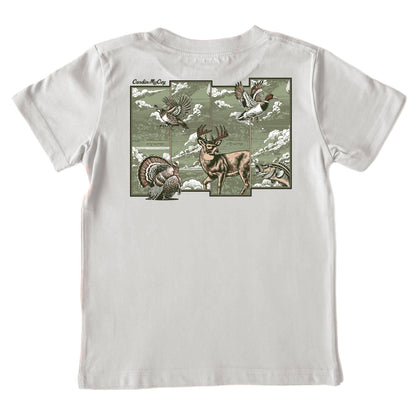 Cardin McCoy - Boys' Hunting Grid Short-Sleeve Tee