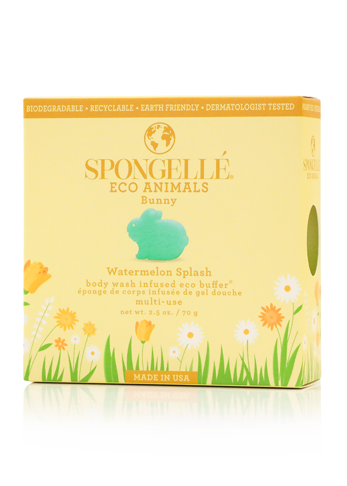 Spongellé Bunny Eco Animals Kids Body Buffer