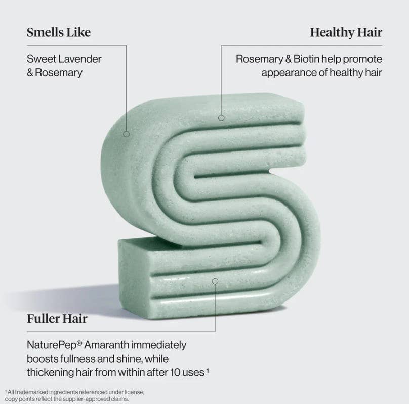 KITSCH - Rosemary & Biotin Volumizing Shampoo & Conditioner Bar Combo