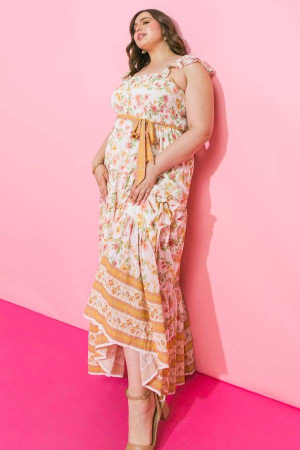 Woven maxi dress-LD1448-PP.
