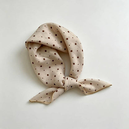 DAYLA - Coffee Floral Print Bandana
