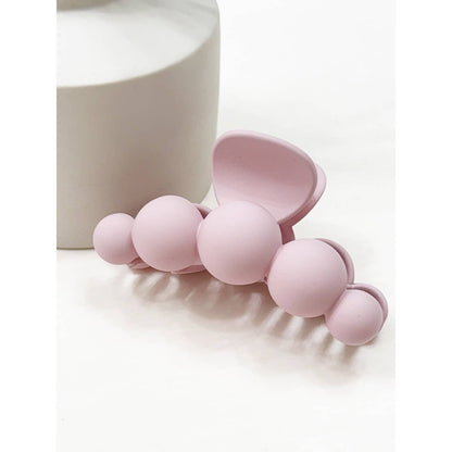 Soft Matt Bubble Pearl Hair Claw Clips