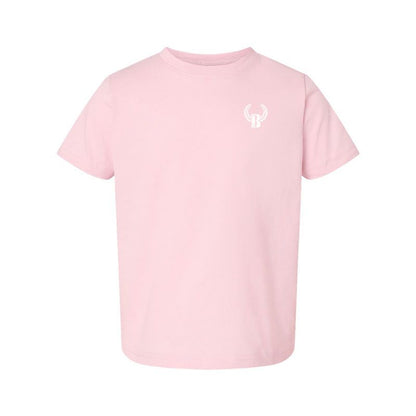 Light Pink Buck Shot Apparel Kids Buck Shot Bunny Short Sleeve T-shirt, {{Size}{{Sku}}